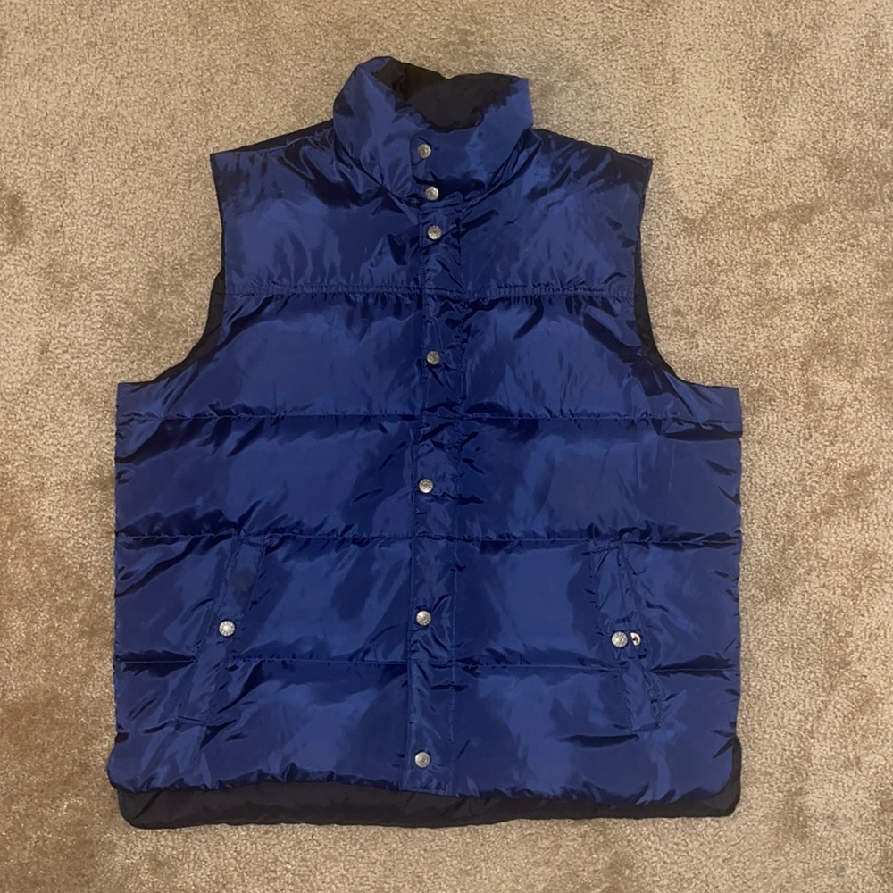 J Crew Blue Vest Men’s Large